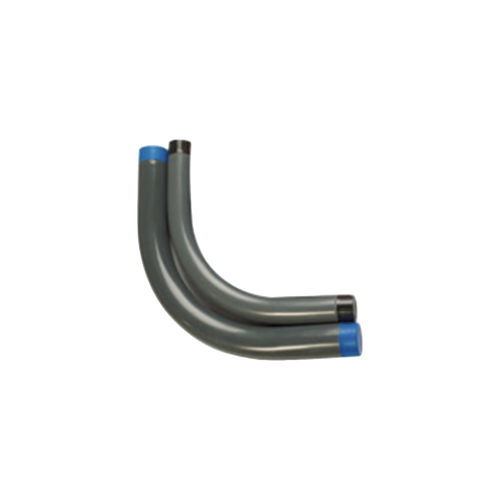 Codo Conduit Rígido de Aluminio de 2 1/2" (63.5 mm) Recubierto de PVC e Interior de Uretano.