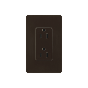 TOMACORRIENTE 120V/15A COLOR CAFE