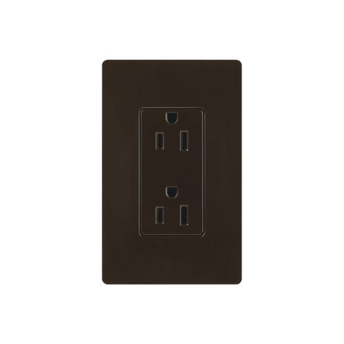 TOMACORRIENTE 120V/15A COLOR CAFE