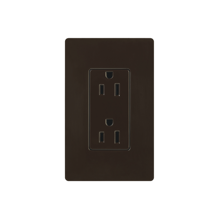 TOMACORRIENTE 120V/15A COLOR CAFE