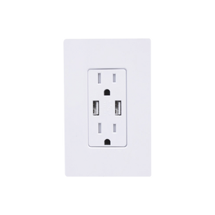 TOMACORRIENTE 15 AMP CONECTOR USB