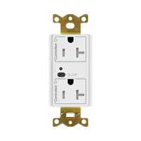 Receptáculo con señal inalámbrica ClearConnect Lutron VIVE / 20 A, control inteligente en 1 conector.