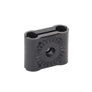 Paquete de 10 Sujetadores Plasticos Para Cable Coaxial de 3/8"