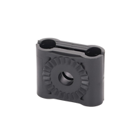 Paquete de 10 Sujetadores Plasticos Para Cable Coaxial de 3/8"