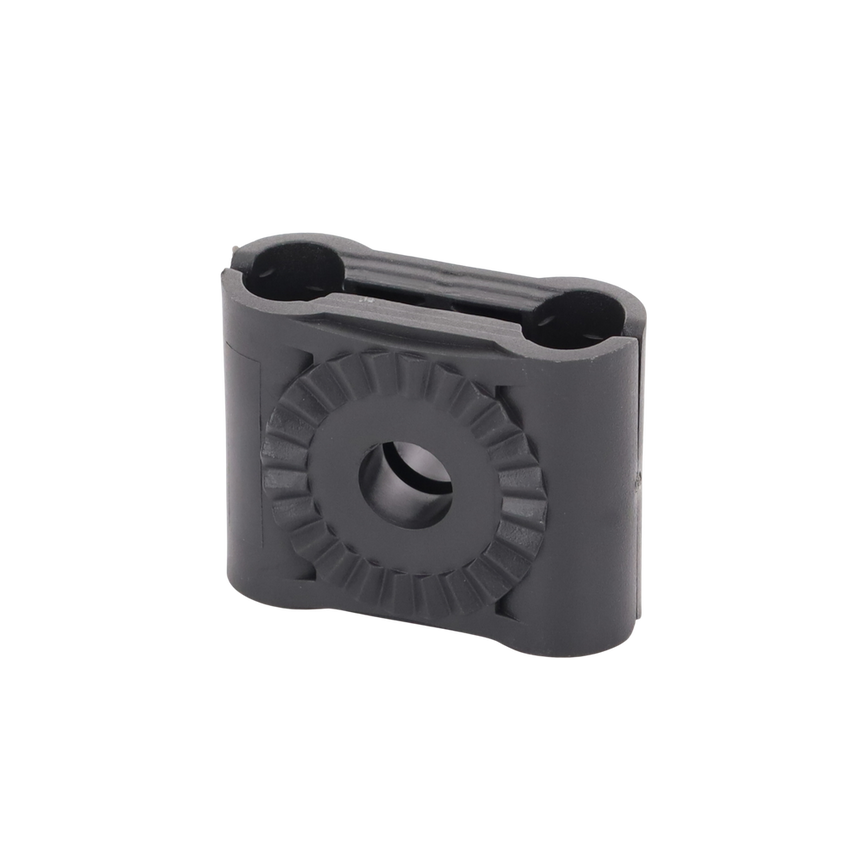 Paquete de 10 Sujetadores Plasticos Para Cable Coaxial de 3/8"