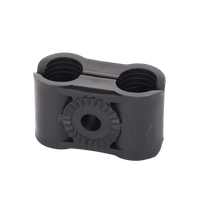 Paquete de 10 Sujetadores Plasticos Para Cable Coaxial de 5/8"
