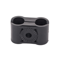 Paquete de 10 Sujetadores Plasticos Para Cable Coaxial de 5/8"
