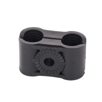 Paquete de 10 Sujetadores Plasticos Para Cable Coaxial de 5/8"