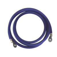 Cable para Baterías,  2.2 m Azul Calibre 2 AWG con Terminales de Ojo en Ambos Extremos