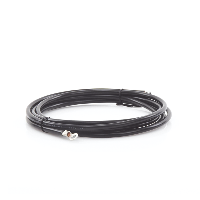 Cable para Controlador, 3.0 m, Negro, Calibre 8 AWG con Terminal de Ojo en un Extremo