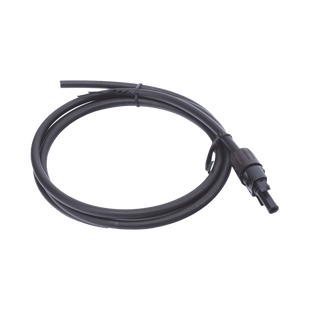 Cable Fotovoltaico 1.5 m, Negro, Calibre 10 AWG con Terminal MC4-H en un Extremo