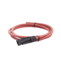 Cable Fotovoltaico, 1.5 m, Rojo, Calibre 10 AWG con Terminal MC4-M en un Extremo