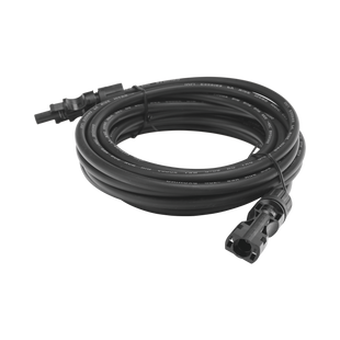 Cable Fotovoltaico 2.5 m, Negro, Calibre 10 AWG con Terminales MC4 en Ambos Extremos