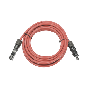 Cable Fotovoltaico, 2.5 m, Rojo, Calibre 10 AWG con Terminal MC4-M en Ambos Extremos