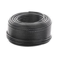 Cable Fotovoltaico Negro / 6mm² (10AWG) / Material COBRE /  2000V / Rollo de 100m