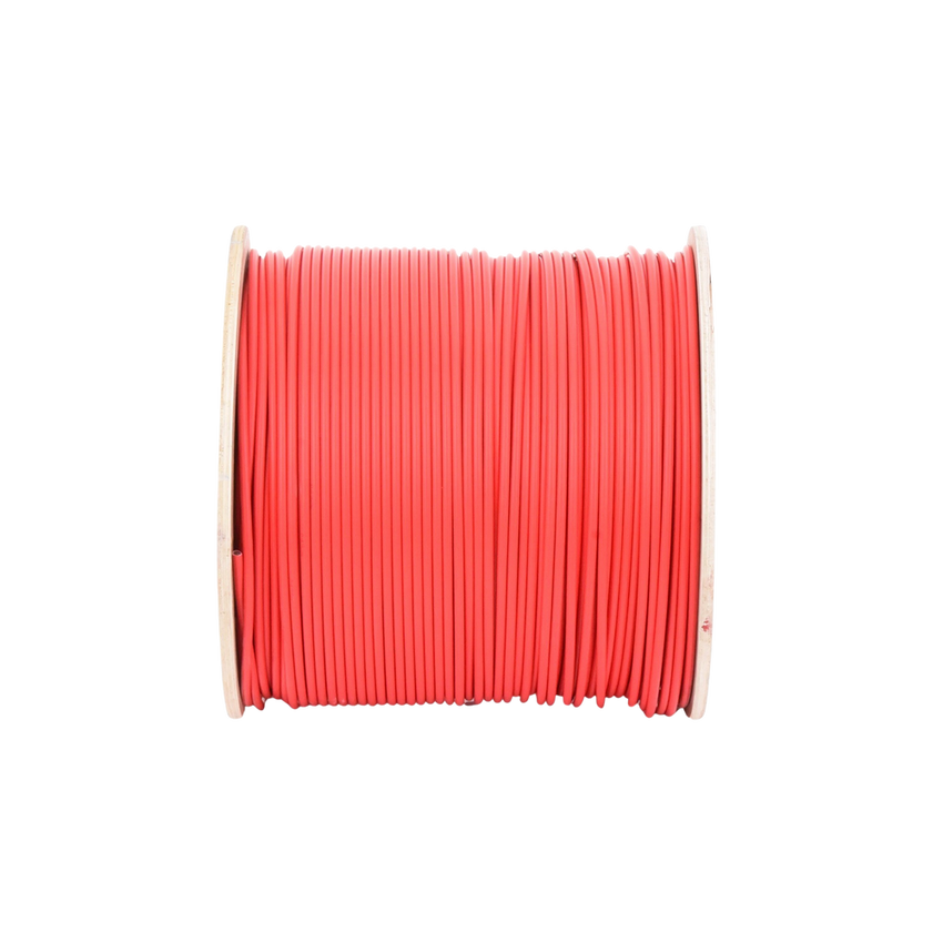Carrete de 500 Metros / Cable Fotovoltaico Rojo  / Material COBRE / 6mm² (10AWG) / 2000 Vcc