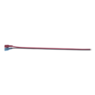 Cables en Paquete Dual / Cable Rojo y Negro / 30 cm (11.81 Pulgadas) / Terminal F1 en un Extremo / Puntas Libres en el Otro / Conexi�n a Bater�as de Respaldo