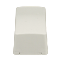 Caja de Montaje en Superficie, Para 1 Módulo Mini-Com, Color Blanco Mate