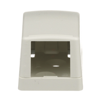 Caja de Montaje en Superficie, Para 1 Módulo Mini-Com, Color Blanco Mate
