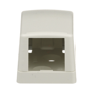 Caja de Montaje en Superficie, Para 1 Módulo Mini-Com, Color Blanco Mate