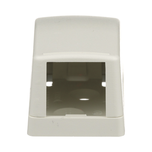 Caja de Montaje en Superficie, Para 1 Módulo Mini-Com, Color Blanco Mate