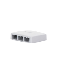 Caja de Montaje en Superficie, Para 6 Módulos Mini-Com, Color Blanco