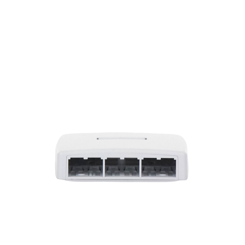 Caja de Montaje en Superficie, Para 6 Módulos Mini-Com, Color Blanco