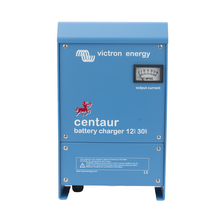 Cargador de Batería Centaur / Tecnología de Alta Frecuencia / Modelos 12-24 VDC / Carga 3 Etapas / 3 Salidas / Protección IP21