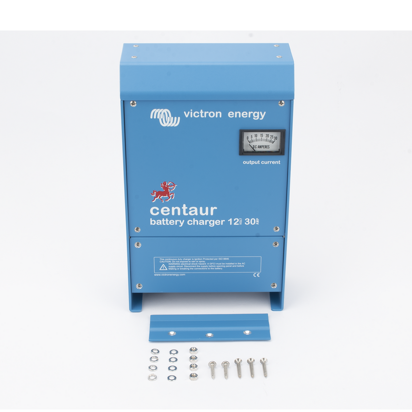 Cargador de Batería Centaur / Tecnología de Alta Frecuencia / Modelos 12-24 VDC / Carga 3 Etapas / 3 Salidas / Protección IP21