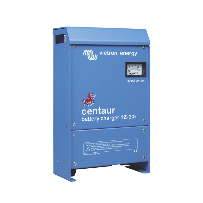 Cargador de Batería Centaur / Tecnología de Alta Frecuencia / Modelos 12-24 VDC / Carga 3 Etapas / 3 Salidas / Protección IP21
