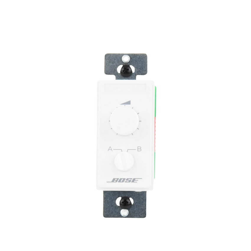 Contolador de Volumen y Selector de fuente 2 pasos | Compatible con Amplificadores Freespace, Veritas y Powerspace+ | Blanco