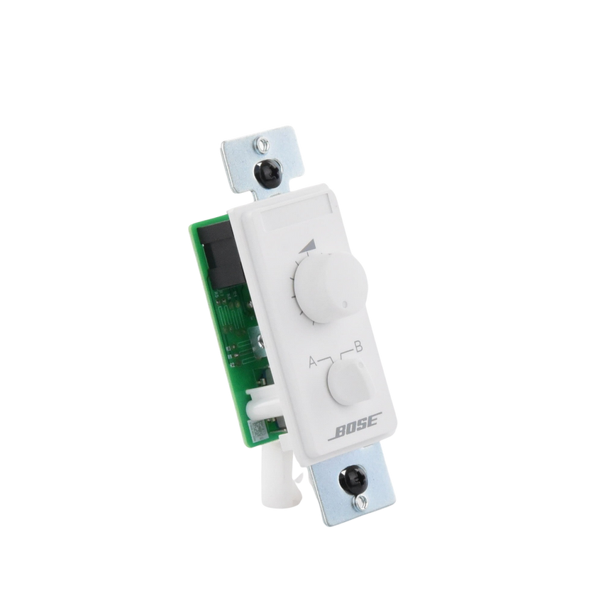 Contolador de Volumen y Selector de fuente 2 pasos | Compatible con Amplificadores Freespace, Veritas y Powerspace+ | Blanco