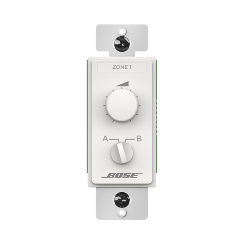 Contolador de Volumen y Selector de fuente 2 pasos | Compatible con Amplificadores Freespace, Veritas y Powerspace+ | Blanco