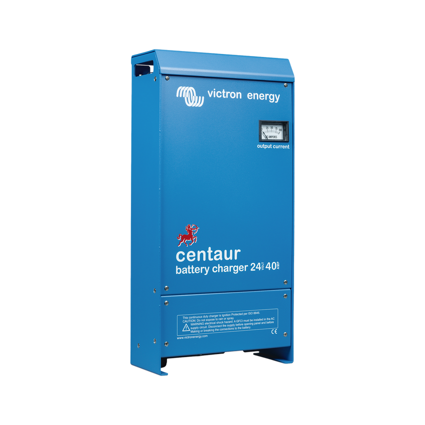 Centaur 24/40 / Cargador de Baterías 24V, 40A / Para Ambientes Marinos y Terrestres. /  Bancos de 160 a 400 Ah