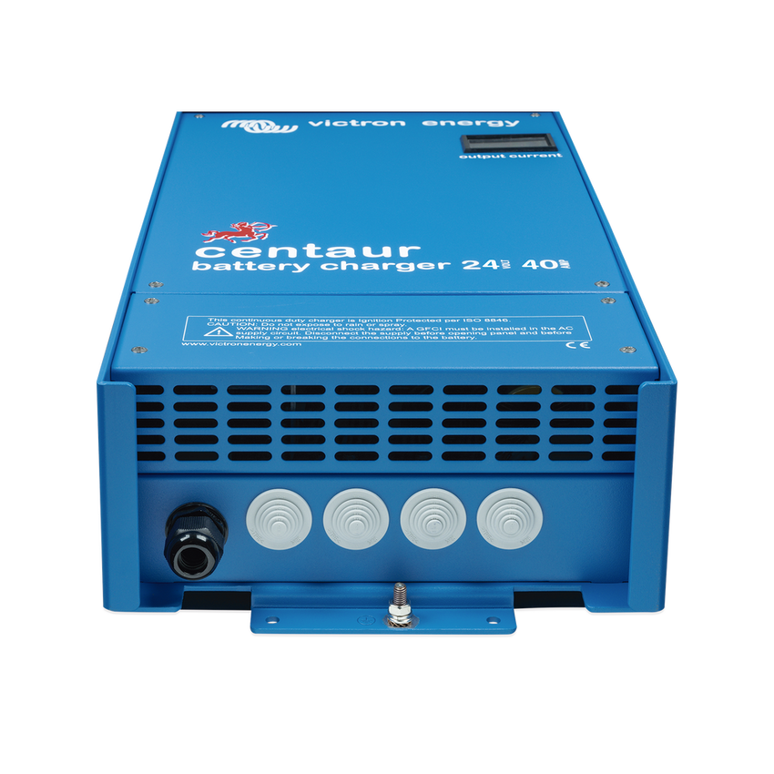 Centaur 24/40 / Cargador de Baterías 24V, 40A / Para Ambientes Marinos y Terrestres. /  Bancos de 160 a 400 Ah
