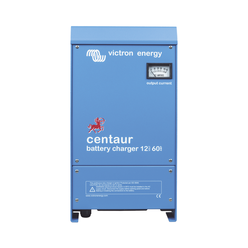 Centaur 24/60 / Cargador de Baterías 24V, 60A / Para Ambientes Marinos y Terrestres. /  Bancos de 140 a 600 Ah
