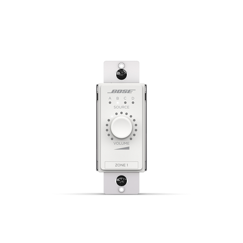 Control de volumen Digital | Selector de Fuente de Audio (A/B/C/D) | ControlCenter | Blanco