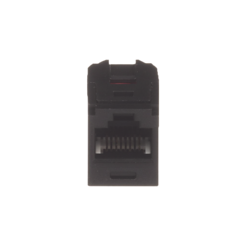Módulo Acoplador RJ45 a RJ45, Mini-Com, Categoría 6, Color Negro