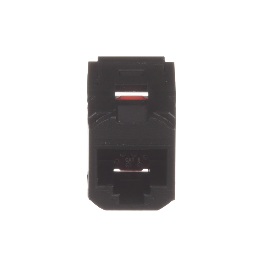 Módulo Acoplador RJ45 a RJ45, Mini-Com, Categoría 6, Color Negro