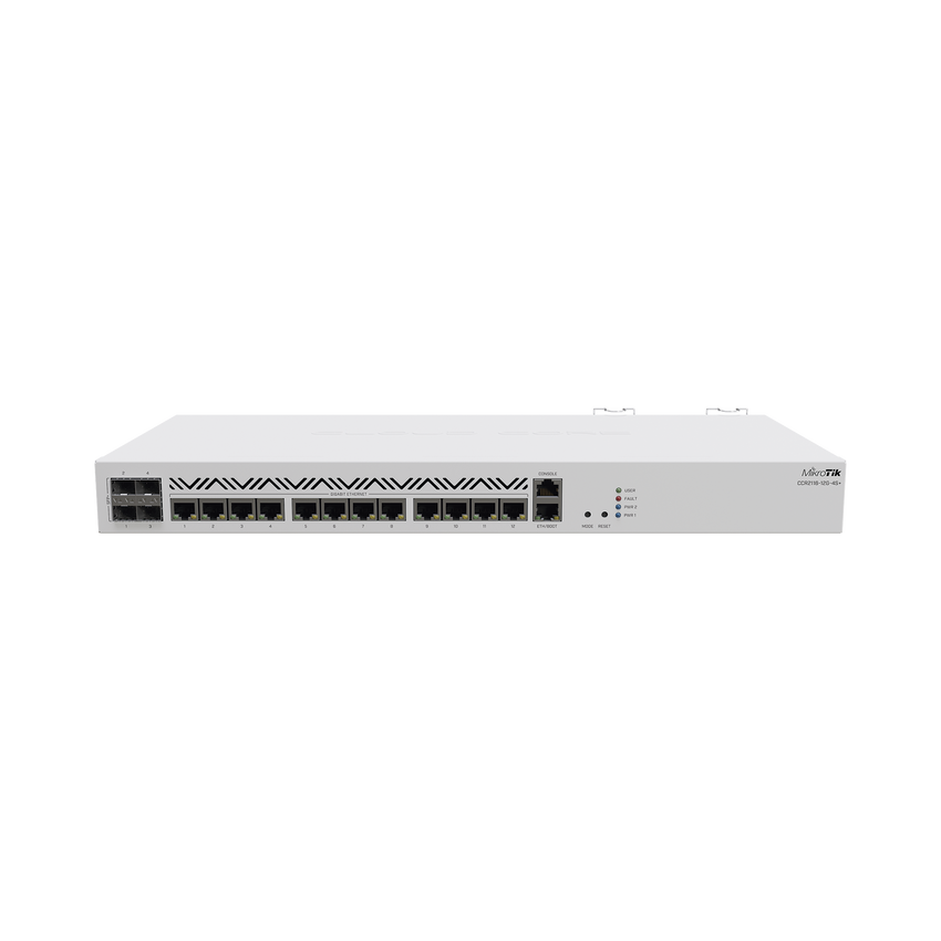 Cloud Core Router 16 Nucleos ARM, 12 puertos Gigabit, 4 SFP+ 10G