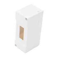 Caja de distribución para sobreponer, IP20, 02 módulos (SKU: 8101000)