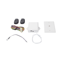 Receptor Universal con conexion directa al Keybus del panel de alarma con relevador auxiliar para abrir puertas de garage o aplicaciones de pulso momentaneo