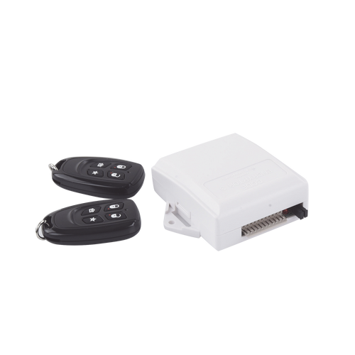Receptor Universal con conexion directa al Keybus del panel de alarma con relevador auxiliar para abrir puertas de garage o aplicaciones de pulso momentaneo