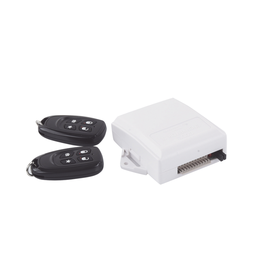 Receptor Universal con conexion directa al Keybus del panel de alarma con relevador auxiliar para abrir puertas de garage o aplicaciones de pulso momentaneo