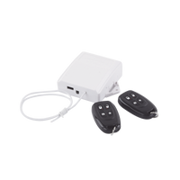 Receptor Universal con conexion directa al Keybus del panel de alarma con relevador auxiliar para abrir puertas de garage o aplicaciones de pulso momentaneo