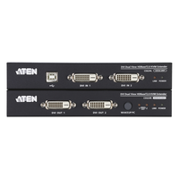 Extensor KVM | HDBaseT™ | 2.0 DVI dual display USB |  1920 x 1200 a 100m