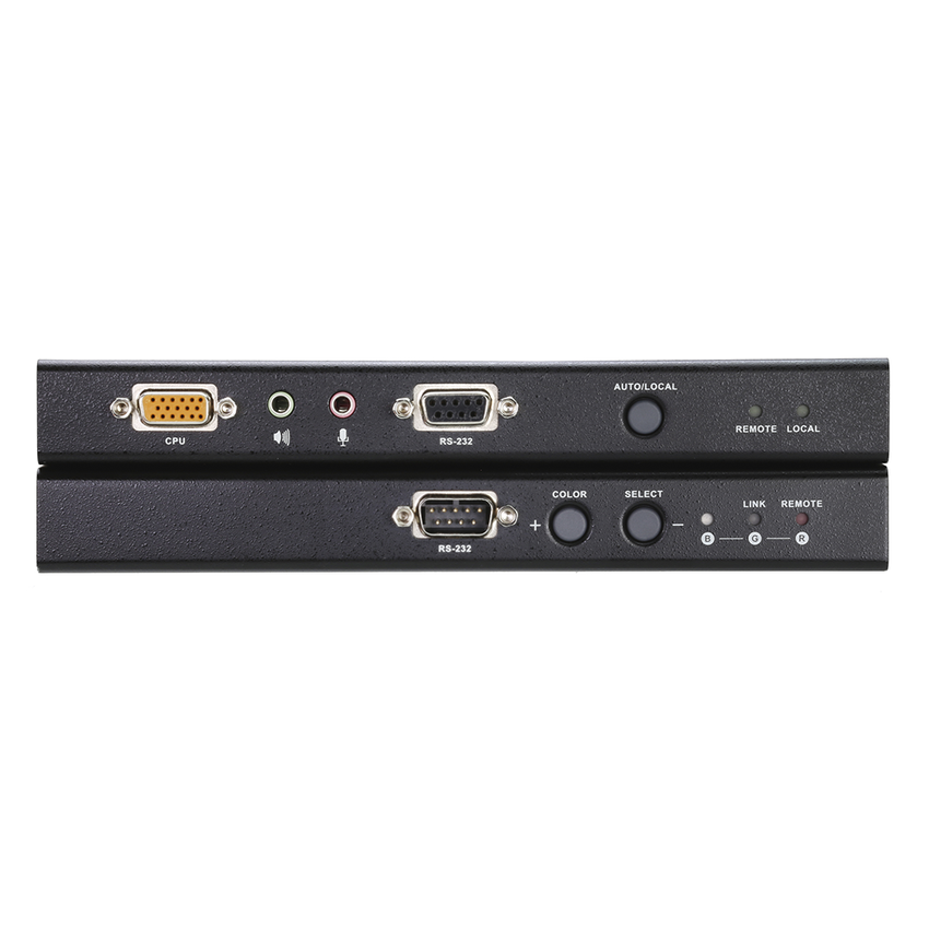 Kit Extensor KVM | VGA/Audio | Cat5e | 300m | 1280 x 1024 | Deskew | Puertos RS232 | Función de compensación de señal