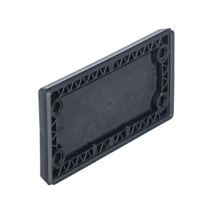 Pasacables Rectangular de Membrana, IP66, 3.39" x 1.42", 12 orificios, para Cables no Terminados. Color Negro