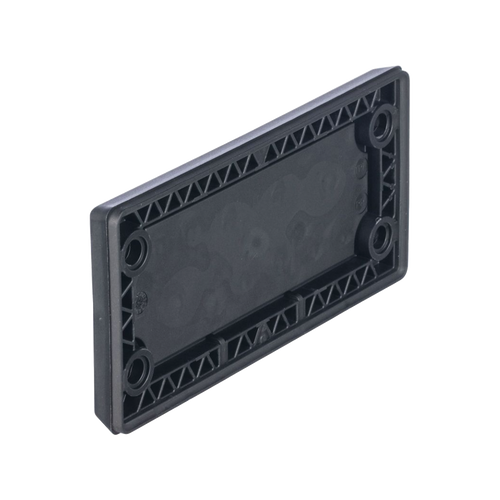 Pasacables Rectangular de Membrana, IP66, 3.39" x 1.42", 12 orificios, para Cables no Terminados. Color Negro