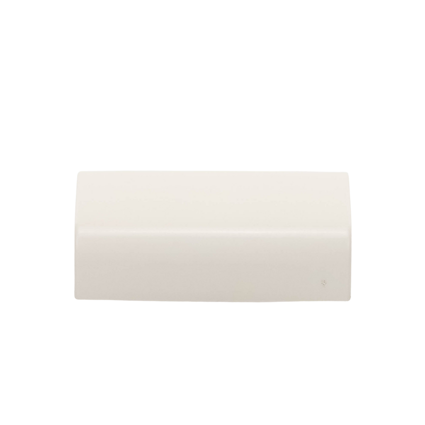 Unión recta, para uso con canaleta LD5, material ABS, Color Blanco Mate